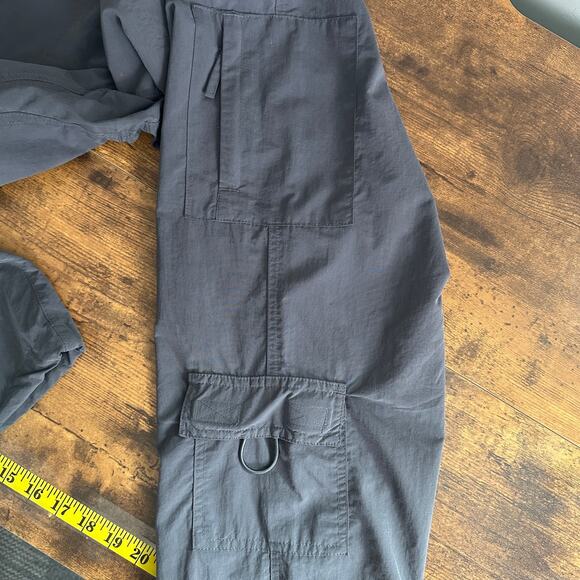 World Wide Sportsman Capri Pant 6 Gray Pockets Hike Fishing Gorpcore Outdoor - Picture 7 of 9